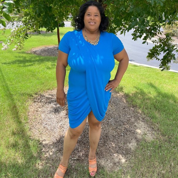 Blue Tulip Dress - Picture 3 of 3